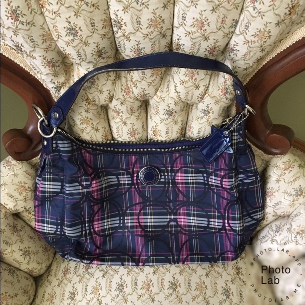Coach Plaid Purse